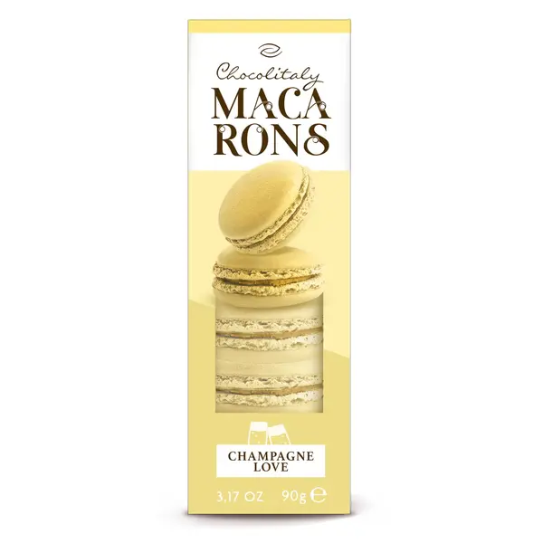 MACARONS FILLED WITH CHAMPAGNE FLAVOR CREAM-0