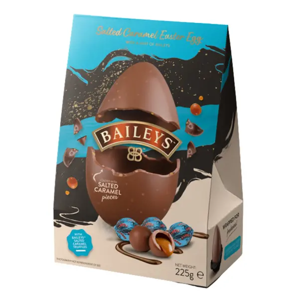 ČOKOLADNO JAJE PUNJENO BAILEYS PRALINAMA S KARAMELOM-0