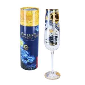 VAN GOGH ČAŠA ZA ŠAMPANJAC S 24K ZLATOM - ZVJEZDANA NOĆ