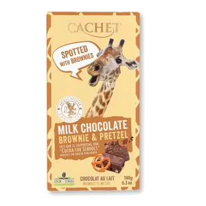 MLIJEČNA ČOKOLADA BROWNIE I PERECI