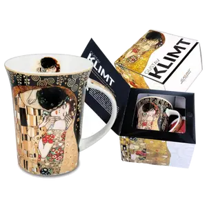 KLIMT ŠALICA POLJUBAC CRNA