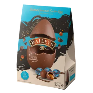 ČOKOLADNO JAJE PUNJENO BAILEYS PRALINAMA S KARAMELOM